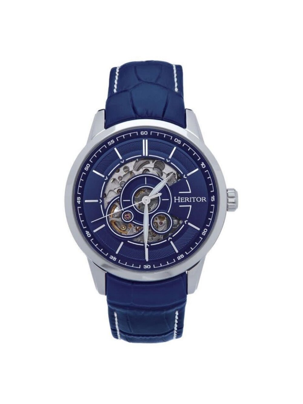 NWT Heritor Davies Blue Dial Men's Watch